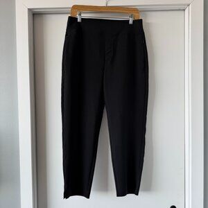 Kirkland Signature Black Pull-On Ankle Pants Small